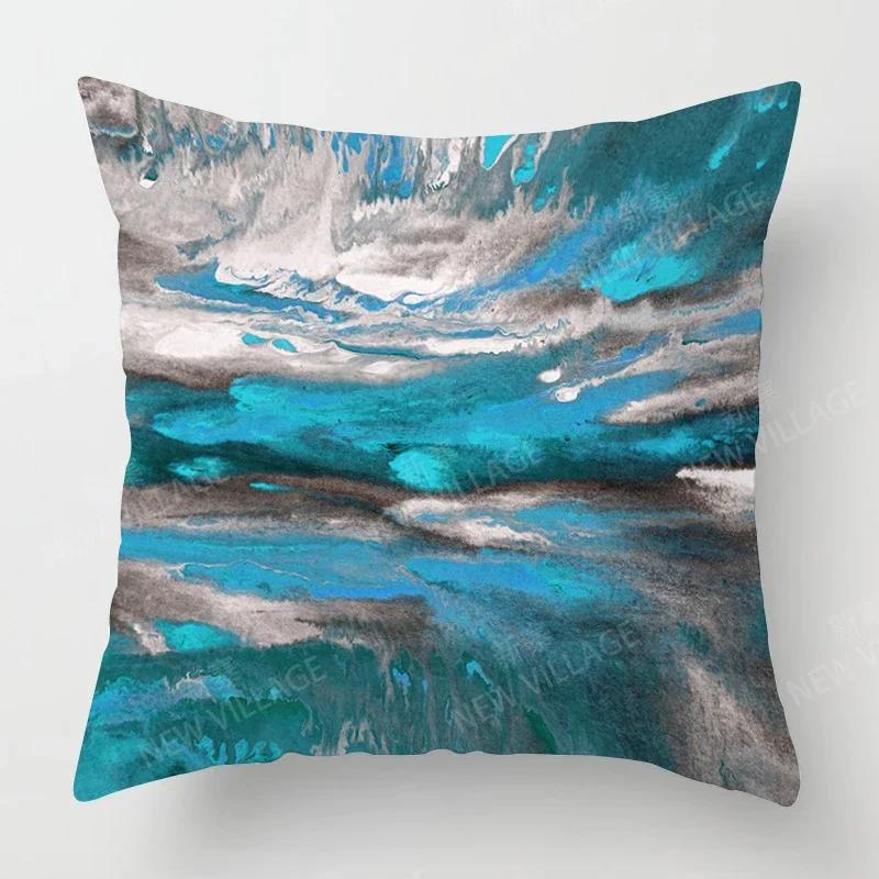 Modern Abstract Green Cushion Cover Home Decor Pillow Cover Sofa Throw Pillow Cover    LK-BZT- , 30x30cm