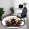 1pc Witch, Spooky Pumpkins Chair Carpet for Office, Soft Comfortable Mat For Office, Living Room, Bedroom, Machine Washable Carpet Yy251112099