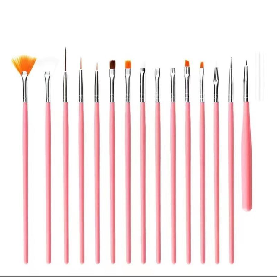 

Nail Tools Painting Pen Nail Brush Set Phototherapy Pen Carving Pen Nail Brush Set 15 Pieces Set