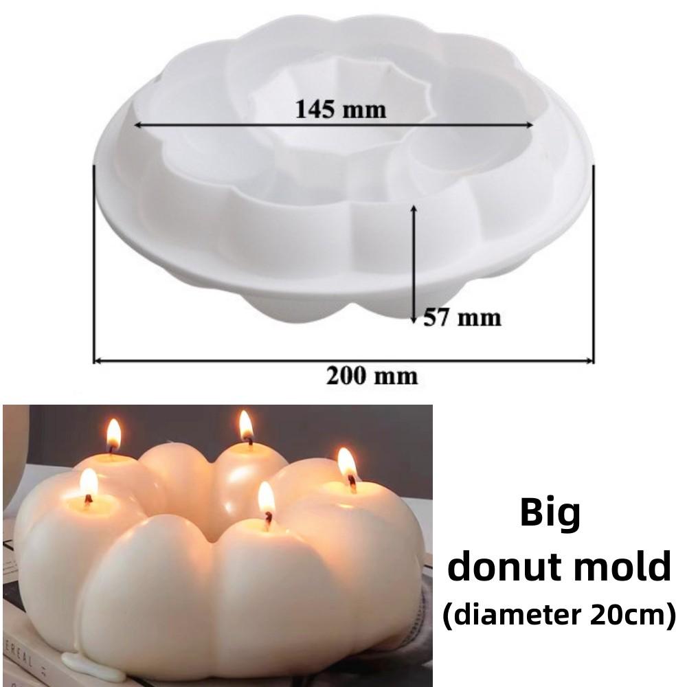 DIY Velká mýdlová svíčka ve tvaru mraku Silikonová forma Mrak Donut Mousse dort Silikonová forma Čokoláda Sušenka Pečicí formy