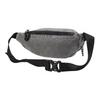 Li-Ning Back To The Future Collaboration Series Universal Pictures Zippered Fabric Crossbody Bag Shoulder Bag Waist Bag Unisex bags Gray ABDR508-1