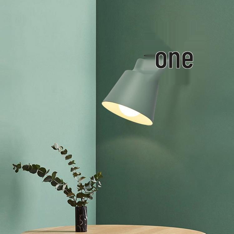 Nordic Creative Solid Wood Wall Lamp for Bedrooms, Hallways, and Children's Rooms