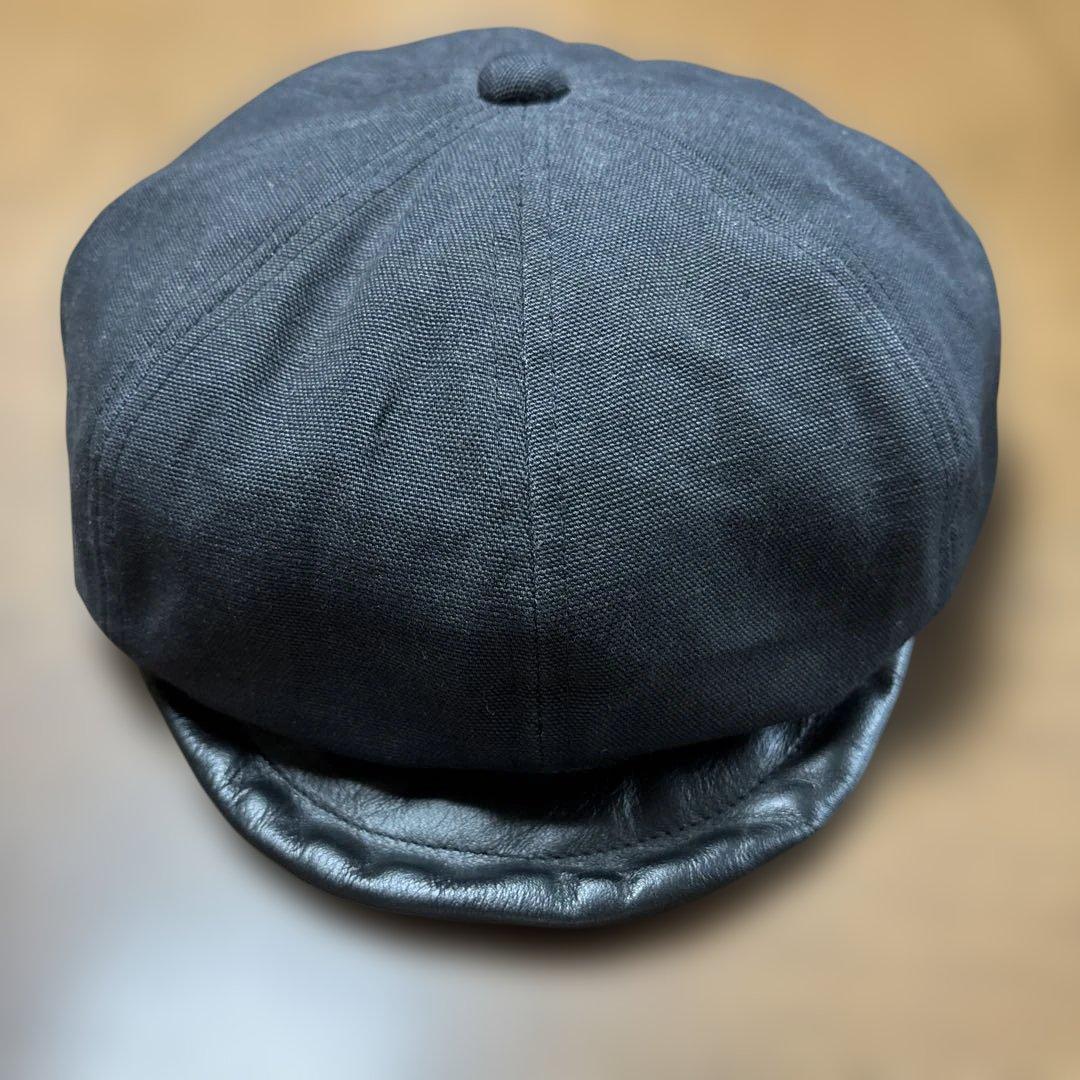 Used the real mccoy s BUCO black newsboy leather brim