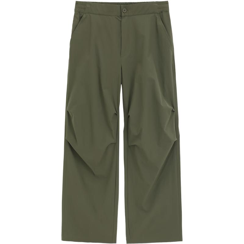 Men's Water-Repellent Pleated Workwear Trousers