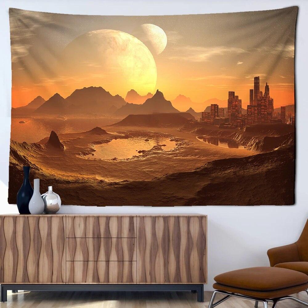 Sacred Pyramid Tapestry Ancient Egyptian Art Tapestry Wall Decor Background Cloth Room Living Room Home Decor