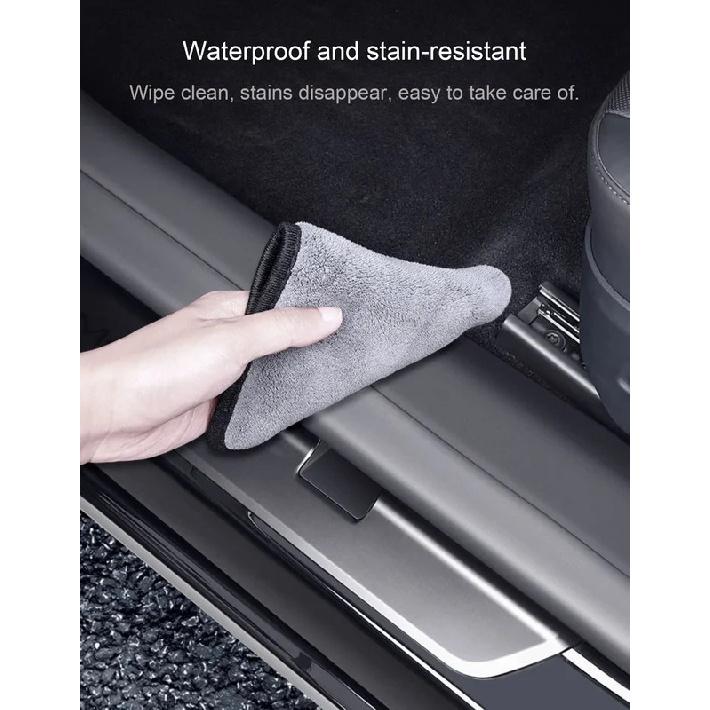For Tesla Model 3 Highland 2024 Door Sill Strip Guard Car Front Rear Door Threshold Protector Waterproof And Anti-fouling Pads