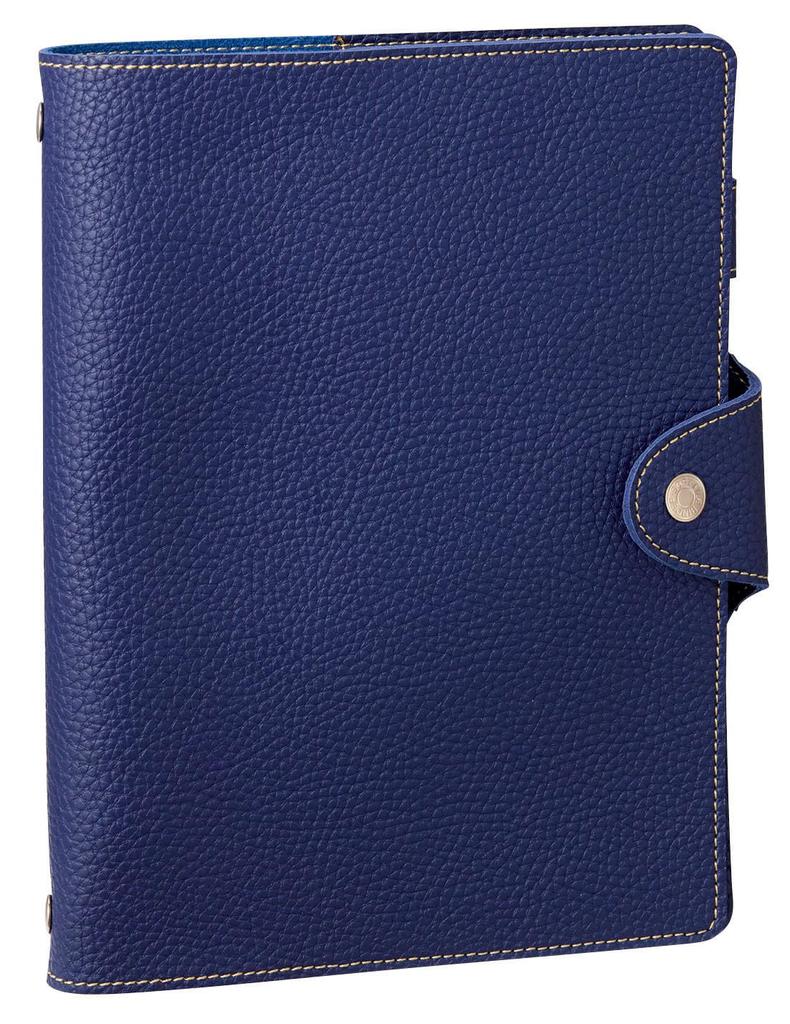 Raymay Fujii Systemplaner Soft-Datei-Nachfüllpackung A5, 15-mm-Ring, Marineblau WAF1415K