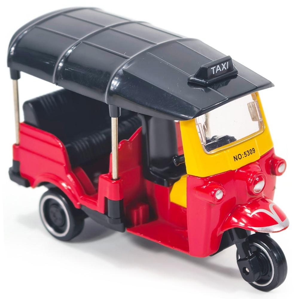 

Diecast Construction Alloy Tricycle Multicolor Three Wheeled Motorcycle Playtime Activities червоний
