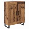 Highboard 2 Pcs Reclaimed Wood 69.5 X 34 X 180 Cm