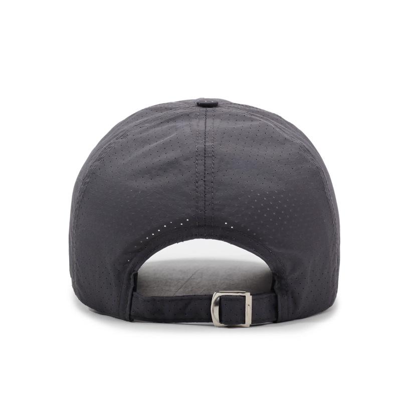 Graue Atmungsaktive Baseballkappe im Koreanischen Stil - Klassische Vielseitige Sommer-Outdoor-Sportkappe