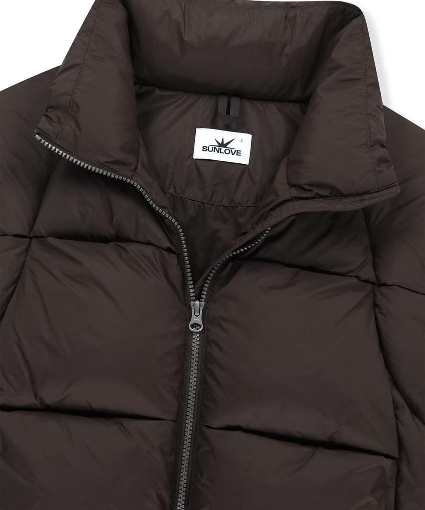 Sunlovetour Toray Slice Down Jacket Brown