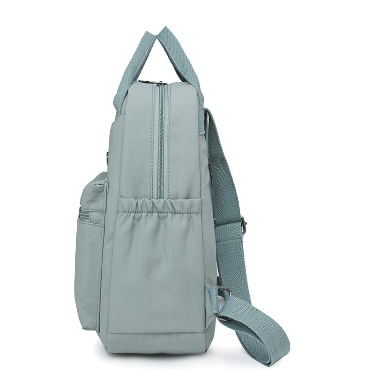 Solid Color Large Capacity Backpack Women Travel Backpack Lightweight College Student Schoolbag