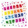 Gypsophila Dried Flower Flower Head Blooming Flower Nail Resin Enclosed Material Flower Materials 12 Square Cases (8 Colorful Colors/set)