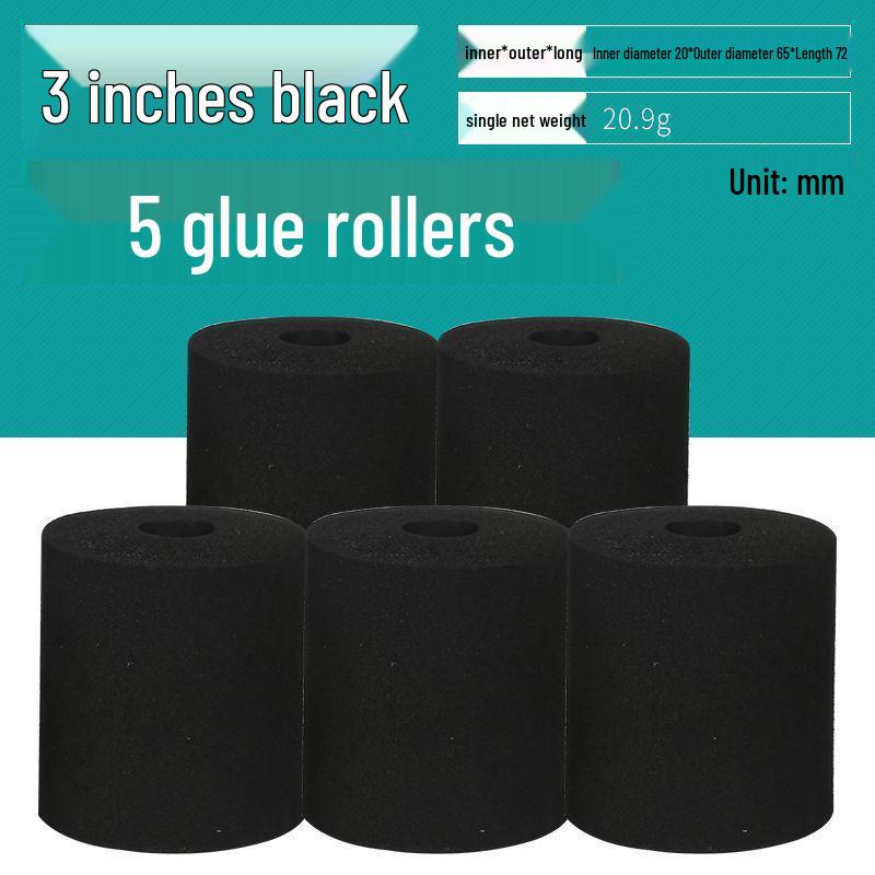 Compact Manual Glue Roller for Wood, Wallpaper, and Cardboard - Small Laminating and Gluing Tool