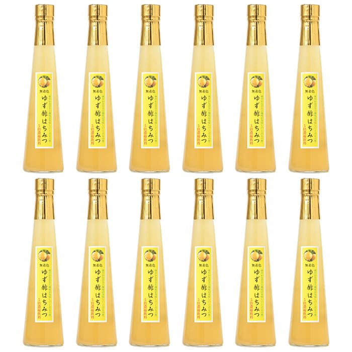 

Yuzu vinegar honey 300ml x 12 bottles Fruit vinegar