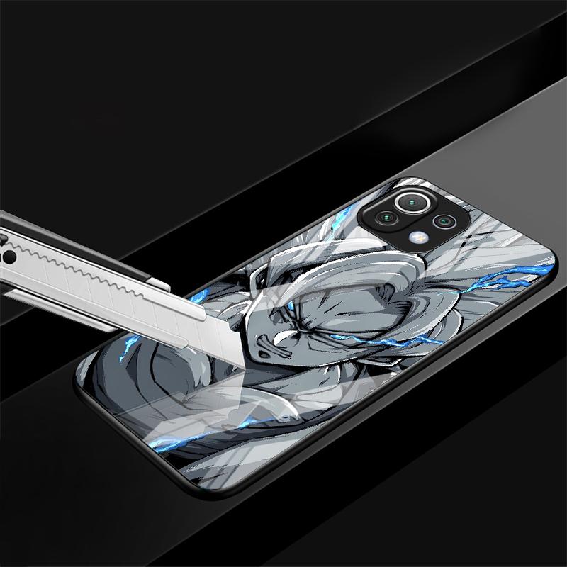 Glass Phone Cover Case for Xiaomi mi Note 10 10 Pro 12T 11T 13 11 Lite 12X 12 14 10T Anime D-ragonS B-allS