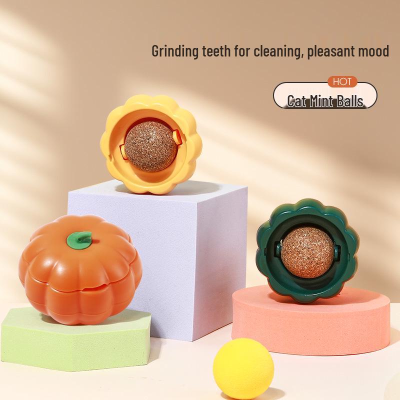 TikTok Style Avocado Catnip Molar Toy: Lick Ball for Kitten Dental Play