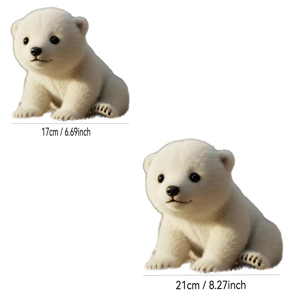 Simulation Ornament Gift Emotional Healing On Demand Ultra-Soft Polar Bear Doll Christmas Birthday Party Cute Photo Props Gift