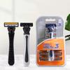 Barbermaskin Splitter nytt design barberhøvel for menn Barbering trelags barbermaskin Gjenbrukbar barberhøvel importert blad med flere verktøyhoder Bytt ut