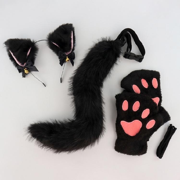 Halloween Animal Dress up Costume Includes Headband, Tail, Gloves for Girl Cosplay Halloween