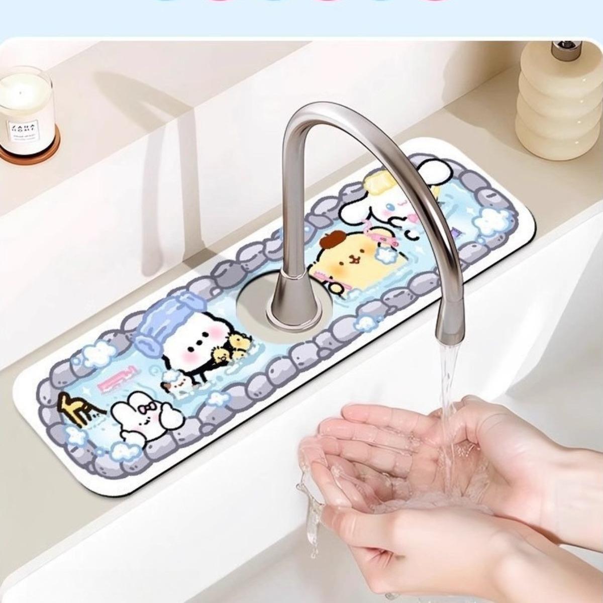 

Universal, Faucet, Drain Pad, Splash Proof, Diatomaceous Earth, Bathroom, Washbasin Pad, Kitchen, Sink, Absorbent Pad [small] 10x38cm