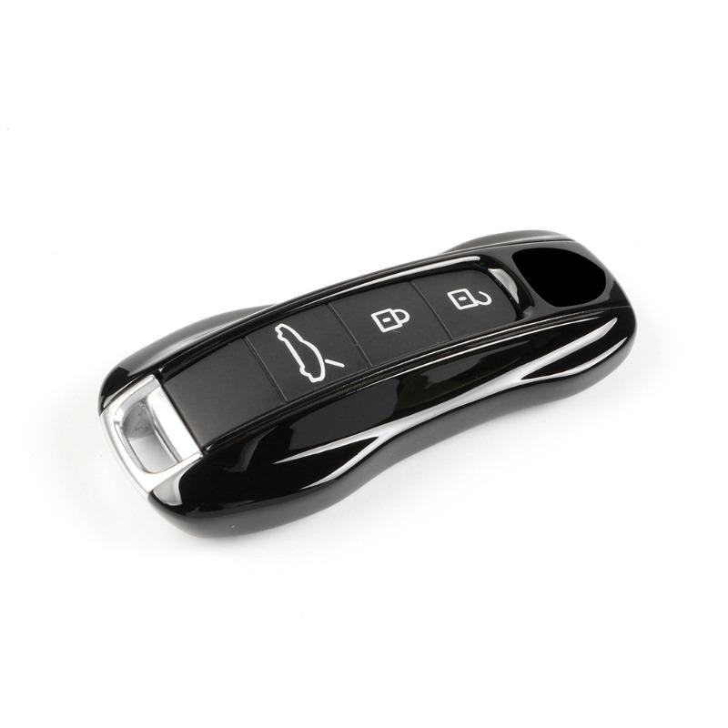 DFRG8 Car Key Case Key Cover Shell Case Protective Cover Accessories For Porsche Cayenne Taycan 911 718 Macan Panamera