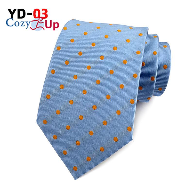 3.15" Fashion Wave Dot PaisleyTies Cravată pentru bărbați Circle Dot pentru nuntă