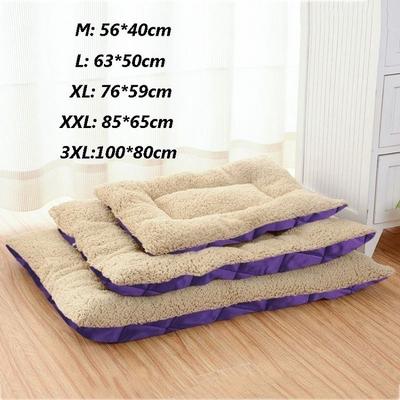Heimtierbedarf 8 Farben Weicher Plüsch für Große Hunde Kleine Hunde Katzen Welpenkissen Hundeschlafmatte Katzenbett M-3XL Neu 1PC Haustier Hundebett Zubehör
