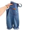 Vaqueros para niños primavera/otoño 2024: Monos de moda y pantalones sencillos para niñas