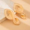 Ingemark 3 Styles Elegant Vintage Gold Color Stripe Stud Earrings Women Hyperbole Geometric Piercing Earrings Classic Jewelry