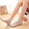 Spring and summer Accessories Lace Women Mesh hosiery Shallow mouth Boat socks Leaves socks