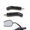 For Harley Davidson Iron Motorbike Mirror Stem Extenders  1200 XL1200NS 2018-  Aluminum Black