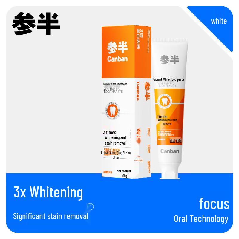 Can-half Dazzling White Toothpaste