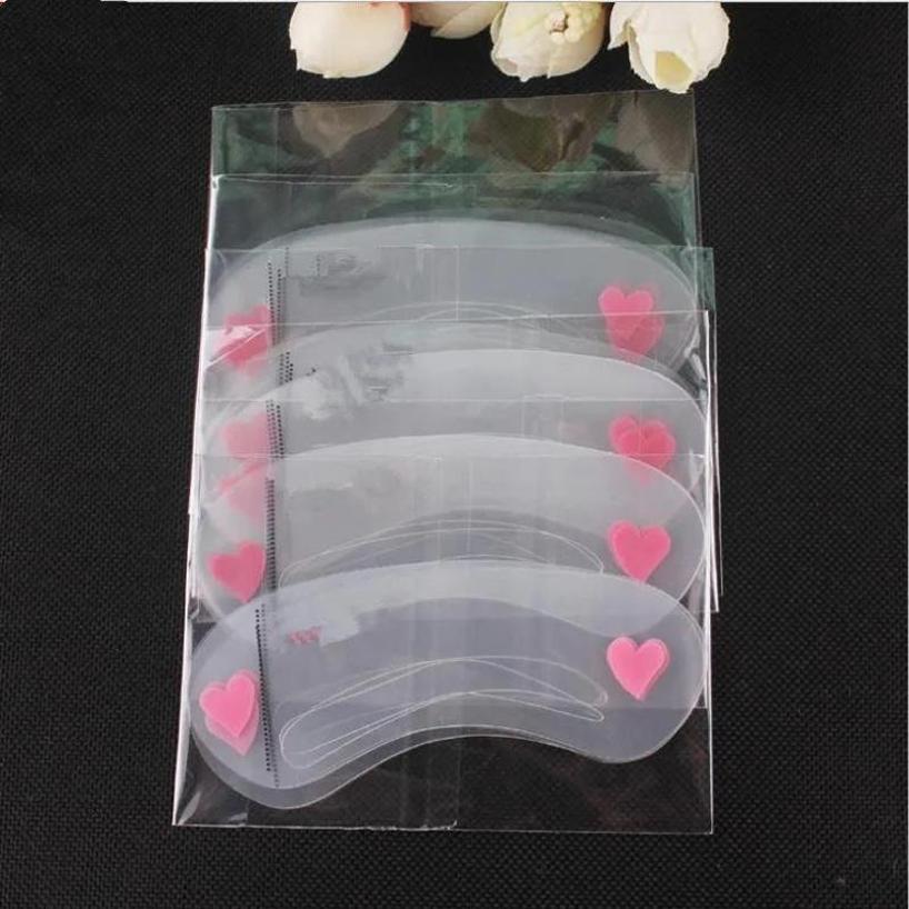 Hot Sale 30pcs 3 Types Eyebrow Shaping Stencils Thrush Card Tool Card Template Assisted Device Card Easy Makeup Beauty Girl