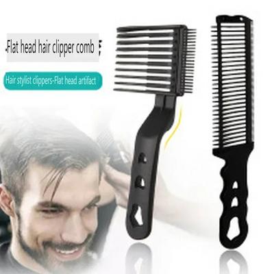 Fading Comb Professional Barber Clipper Blending Flat Top Hair Cutting Comb For Men Heat Resistant Fade Brush