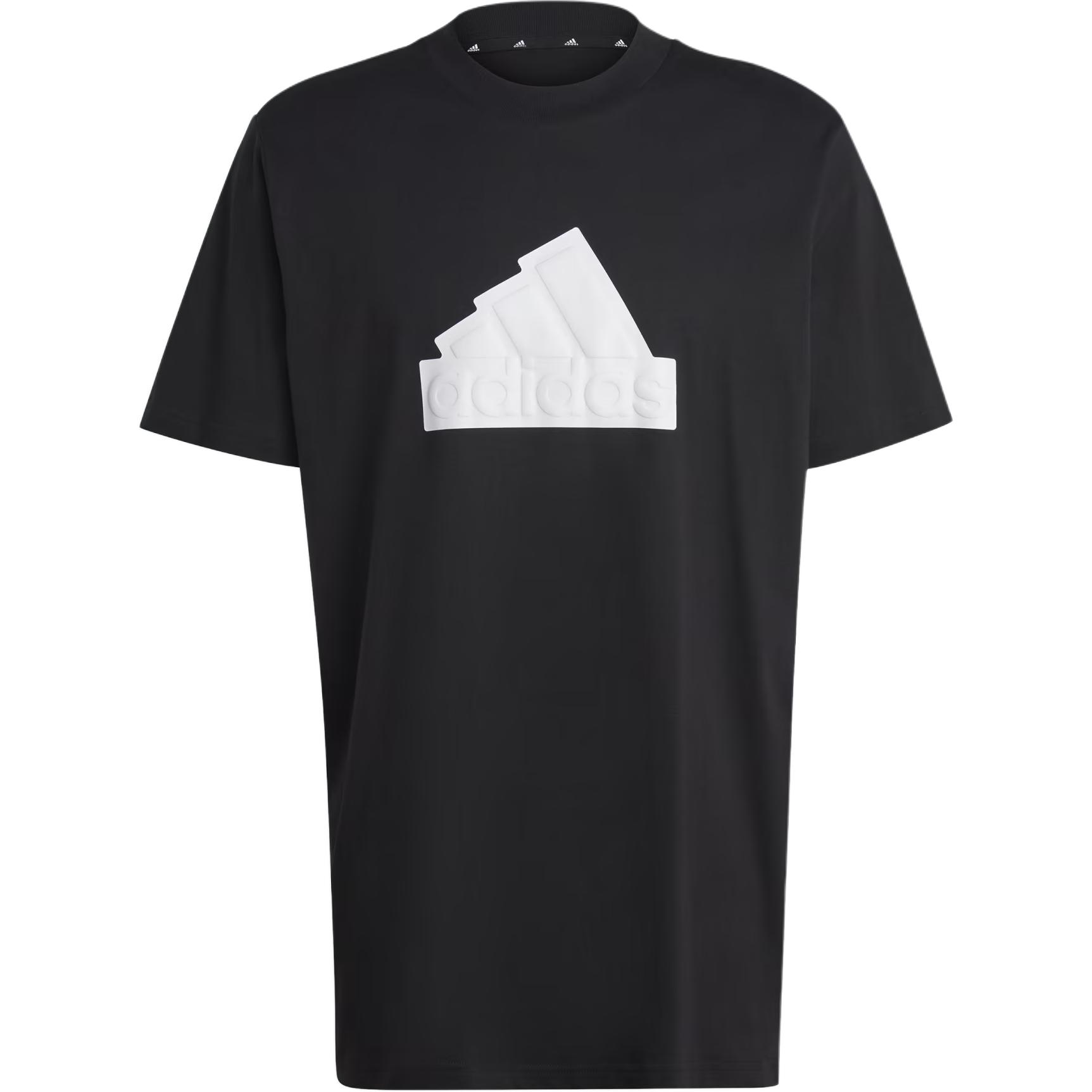 Adidas Sportswear Logo Print Crew Neck Short Sleeve T-Shirt Men Tops Black IC3709 XXL
