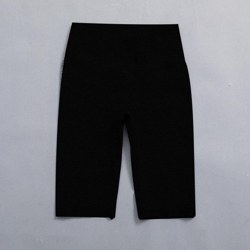 9-Color Breathable Quick-Dry Stripe Yoga Set: Running Sports Underwear, Short Sleeve, Five-Point Fitness Shorts