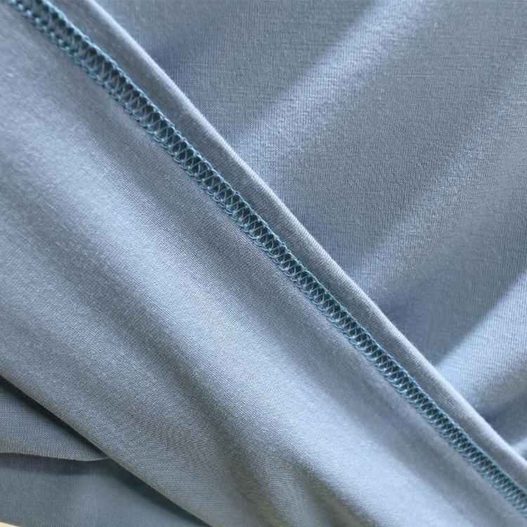 Plus Size Women's Loose U Neck Short Sleeve Modal Tee Thin Solid Color Tshirt All Match Tops M to 6XL