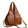 Tote Bag, Retro Soft Leather Casual Single-shoulder Bag, Large Capacity, Simple and Versatile Commuting Casual Bag