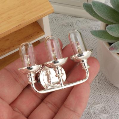 1:12 Dollhouse LED Wall Lamp Furniture Accessories Doll Decor for Living Room