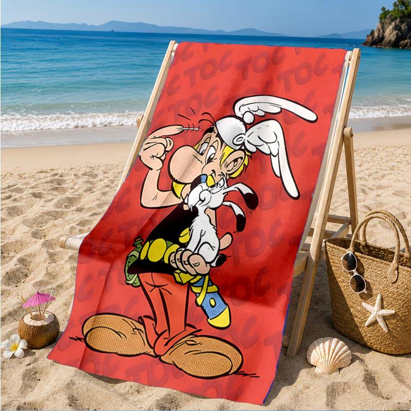 Asterix Friends Beach Towel, Microfiber Beach Towel, Perfect For Pool, Beach, Travel, Home Decor Beach Party Fan Gifts