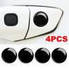 4pcs Black 20mm Car Door Lock Keyhole Protector Stickers Cover Trim Accessories