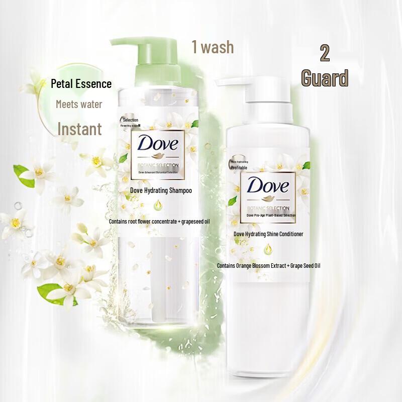 DOVE Plant Essence Hydrating Shampoo & Conditioner Set