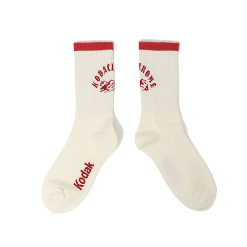 KODAK Apparel Kodak Warding Crew Socks RED