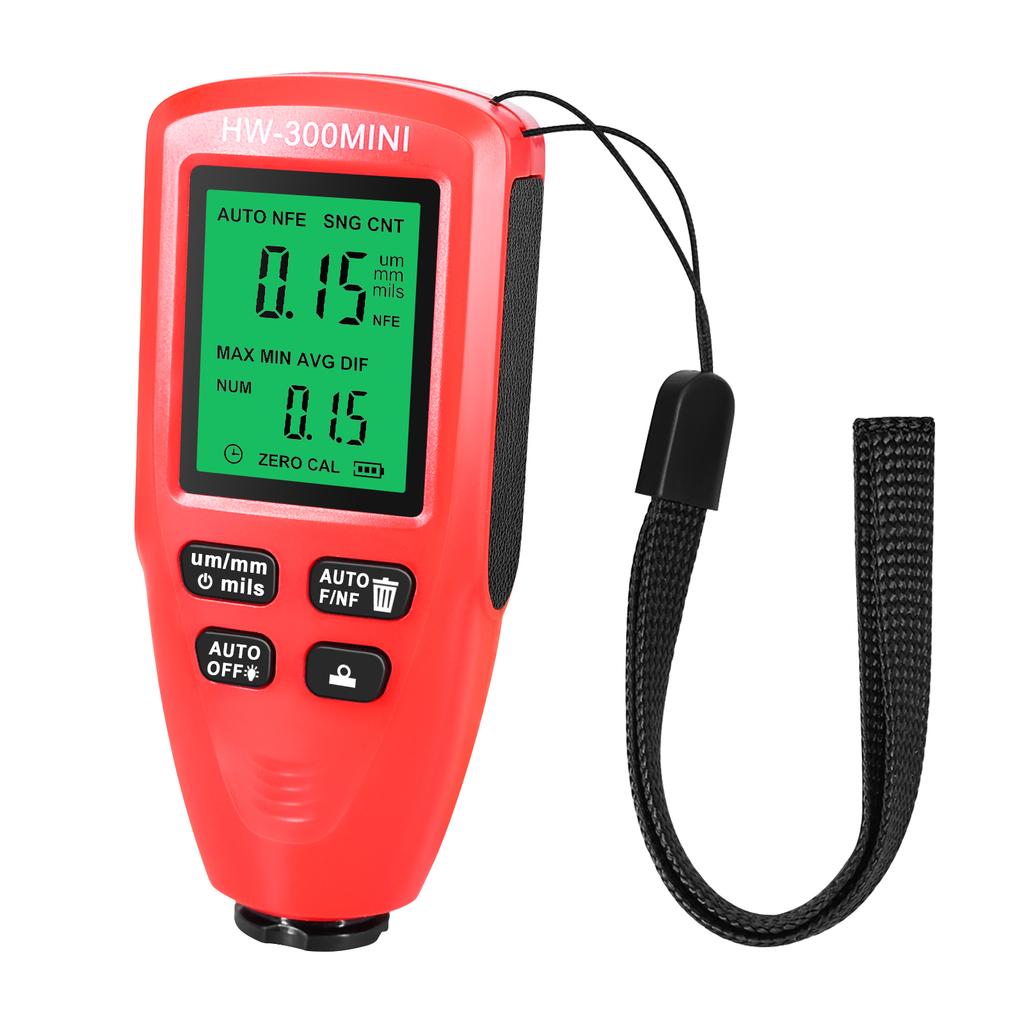 PRO Car Paint Film Automatic Thickness Gauge 0-2000UM Fe & NFe Coating Thickness Tester Manual Automotive Paint Tools