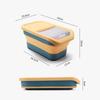 10KG Foldable Rice Bucket Kitchen Insect-Proof Grains Flour Storage Box Home Pet Food Sealed Jar Cereals Organizer Containers