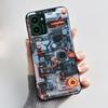 Custodia Nera Per Nokia HMD Pulse Pro/ HMD Pulse/HMD Pulse Plus Antigraffio Morbida Gelatina Custodia Gatto Nero Su Nuvole Rosa