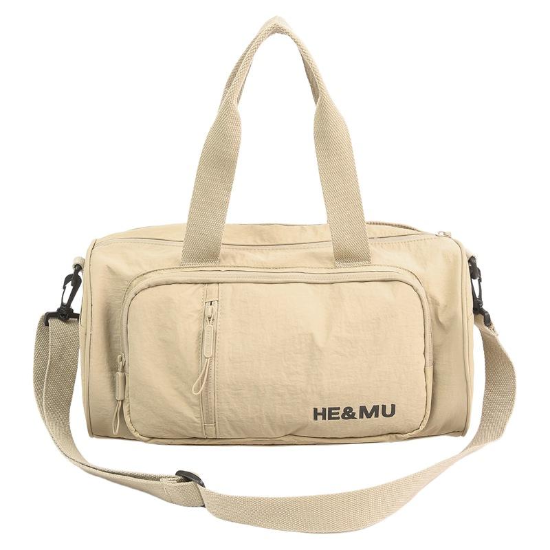 Lightweight Sports Yoga Fitness Bag Simple Versatile Large Capacity Storage Short Travel Bag Student Handheld Messenger Bag