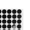 96 Stück 12mm Billardtisch Markierungspunkte Position Aufkleber Punkt Aufkleber Billardkugel Position Markierer Schwarzer Billard Punkt Aufkleber