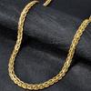 Gioielli Hip Hop Collana a Catena Link Cubano Placcata Oro per Uomo Collare Metallo ad Alta Qualità Texture Gioielli alla Moda con Charms per Donna